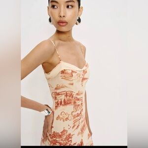 Reformation Fredo Open Back Dress Size 10 New With Tag